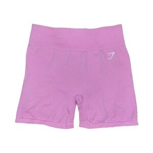 Gymshark Vital Seamless Shorts - Sorbet Pink Marl (Size L)